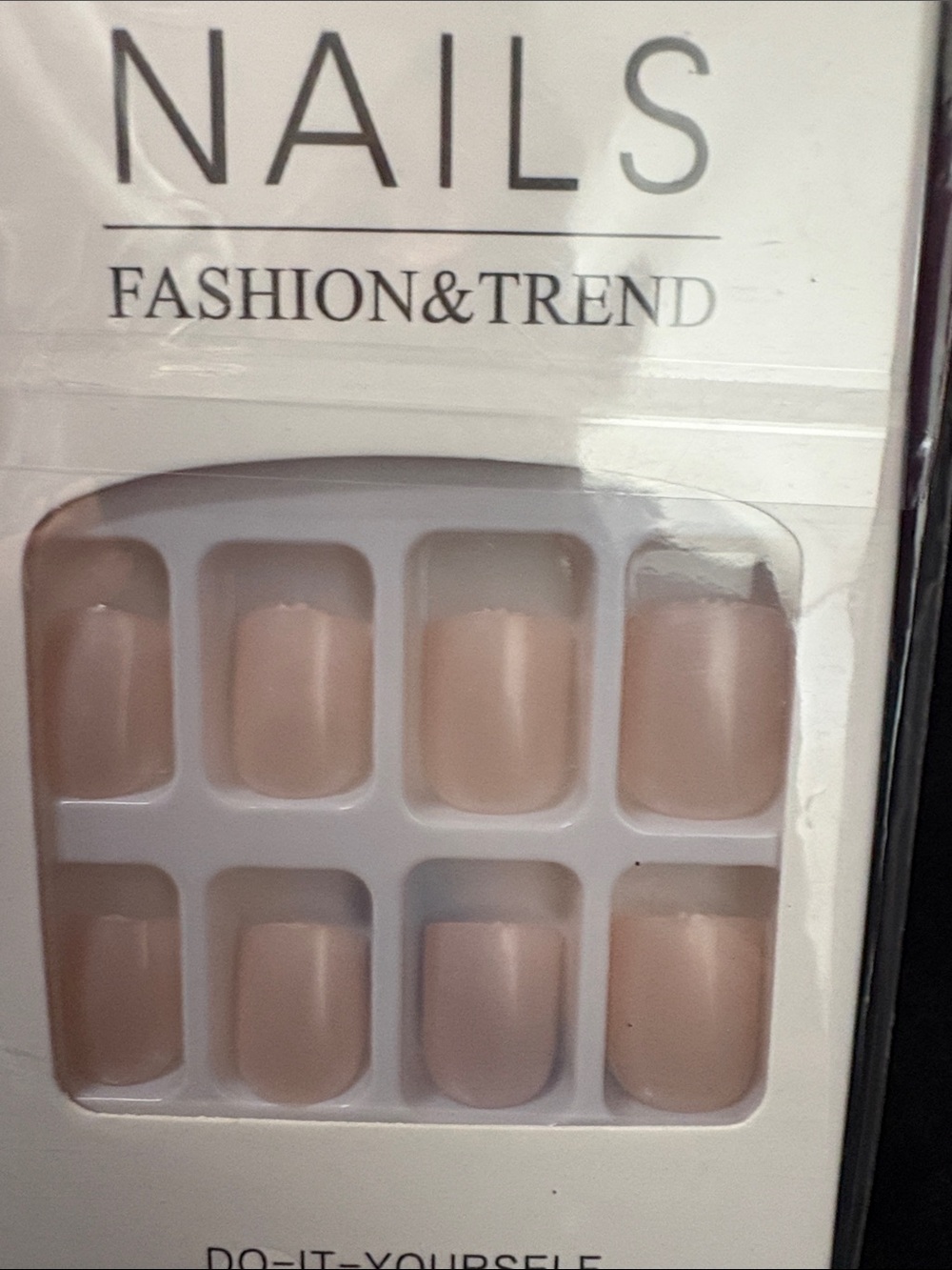 FASHION&TREND Nude Press-On Nails — Natural Pink Set